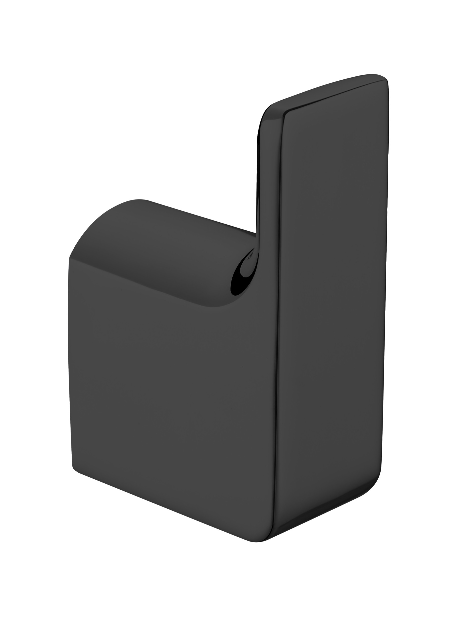 Raven robe hook, matt black 