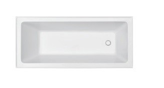 BERLIN 1500 inset white bath