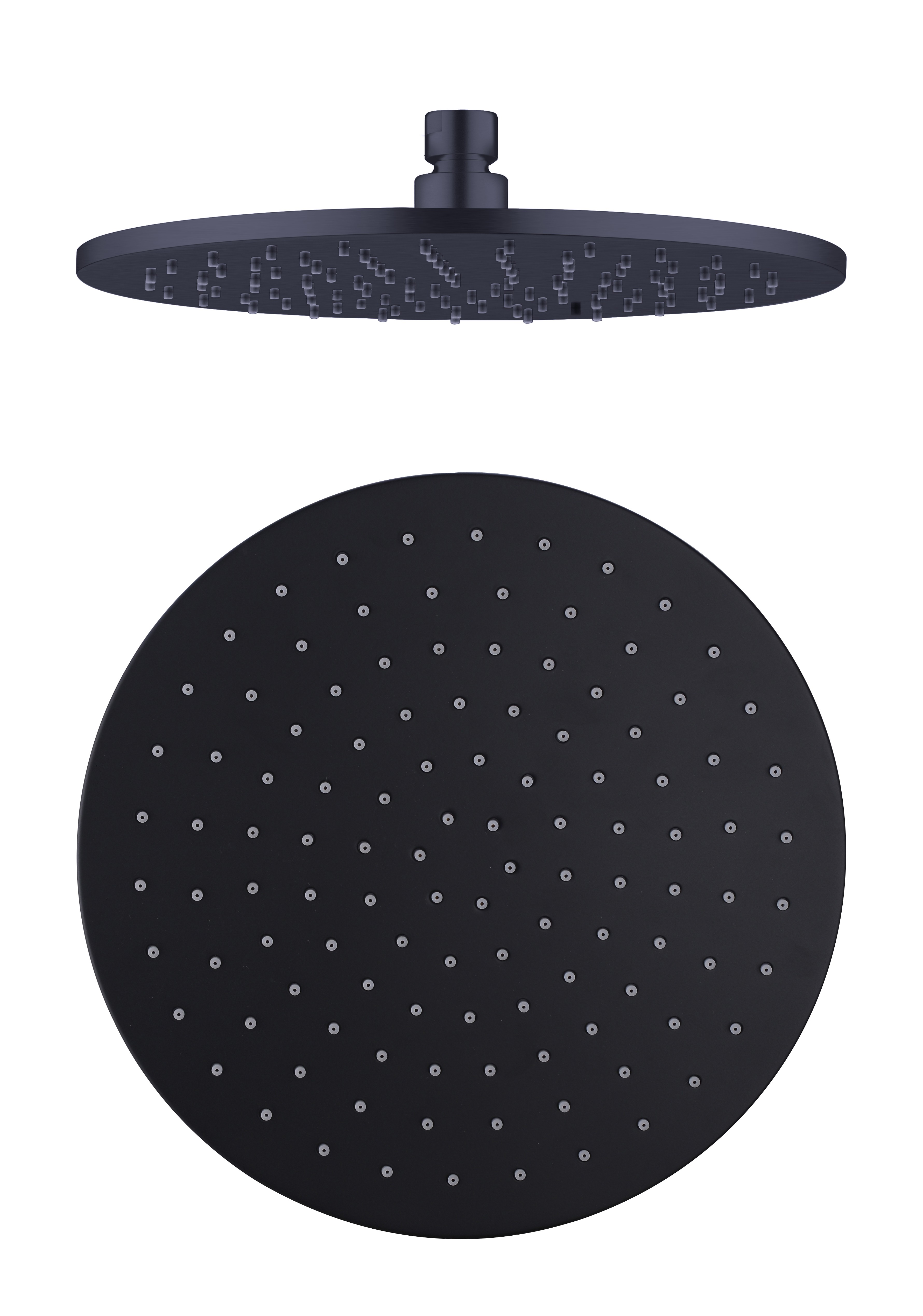 NOVA rain shower head 200mm black 