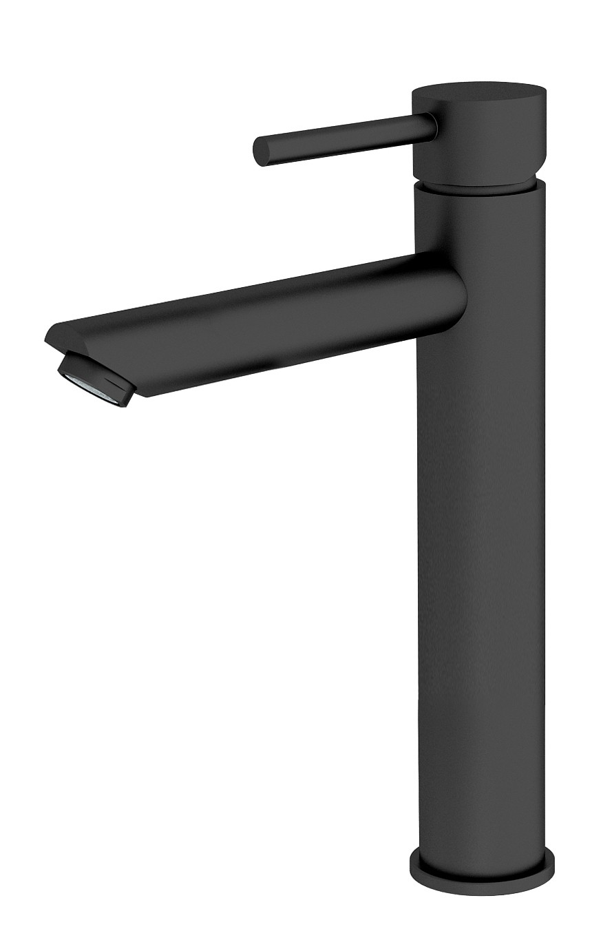 ORB tall basin mixer matt black