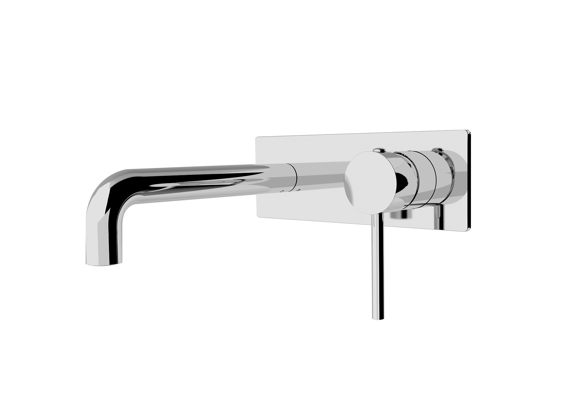 ORB  wall spout & mixer combination chrome