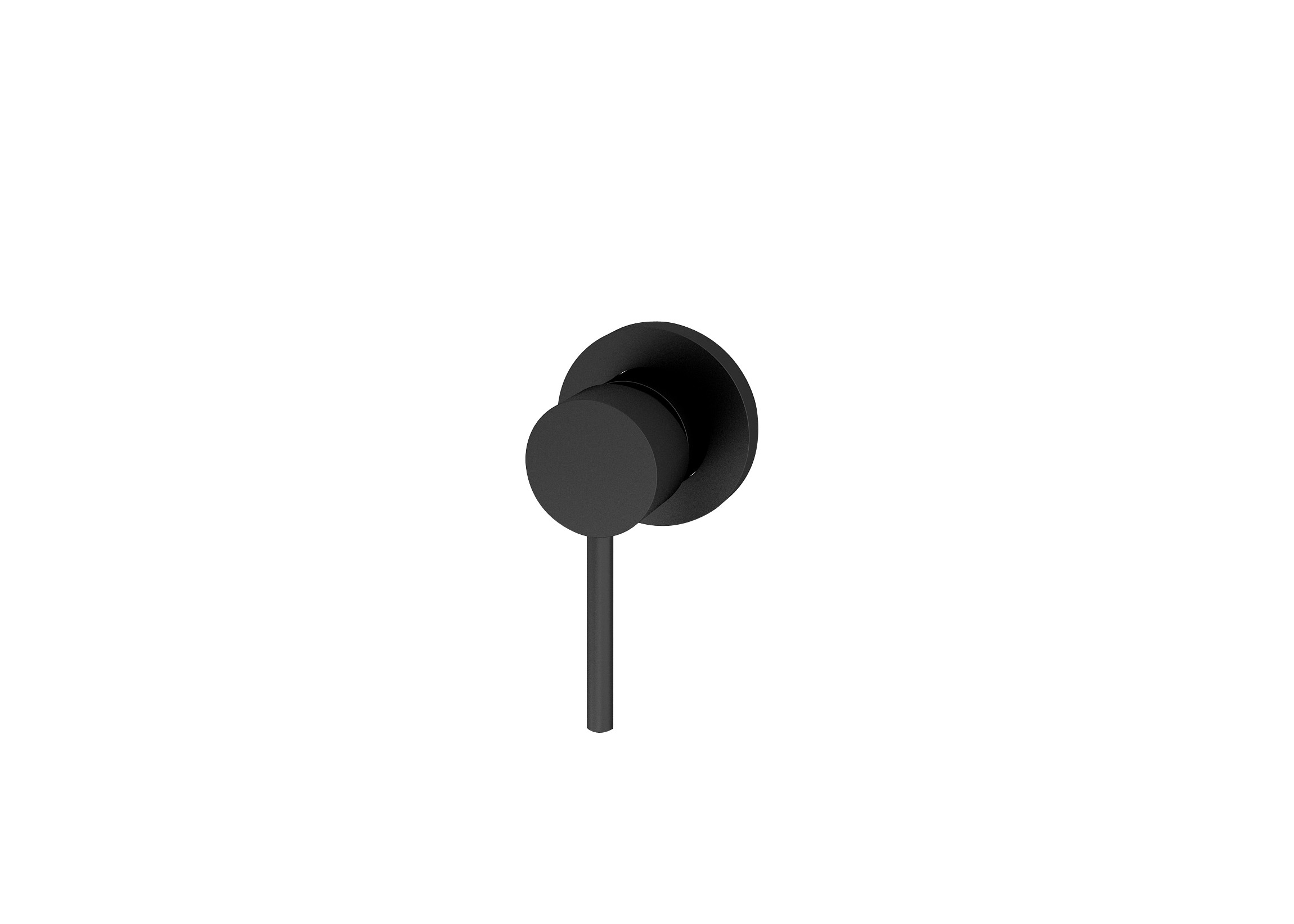 ORB wall mixer black 