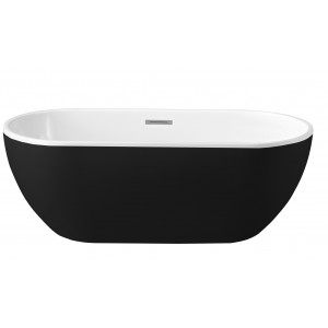 BRUSSEL 1500 freestanding bath black 