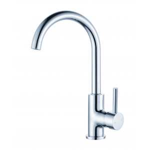 ORB gooseneck kitchen mixer chrome