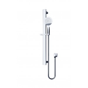 VIVA hand held shower rose & rail set, chrome 