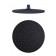 NOVA rain shower head 200mm black 