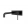 ORB  wall spout & mixer combination black